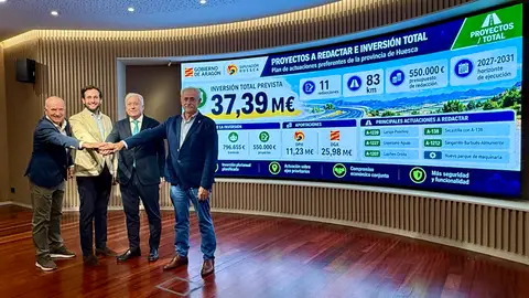 DGA y DPH destinarán 37 millones a la mejora de nueve tramos de Huesca fuera del Plan Extraordinario DGA y DPH destinarán 37 millones a la mejora de nueve tramos de Huesca fuera del Plan Extraordinario