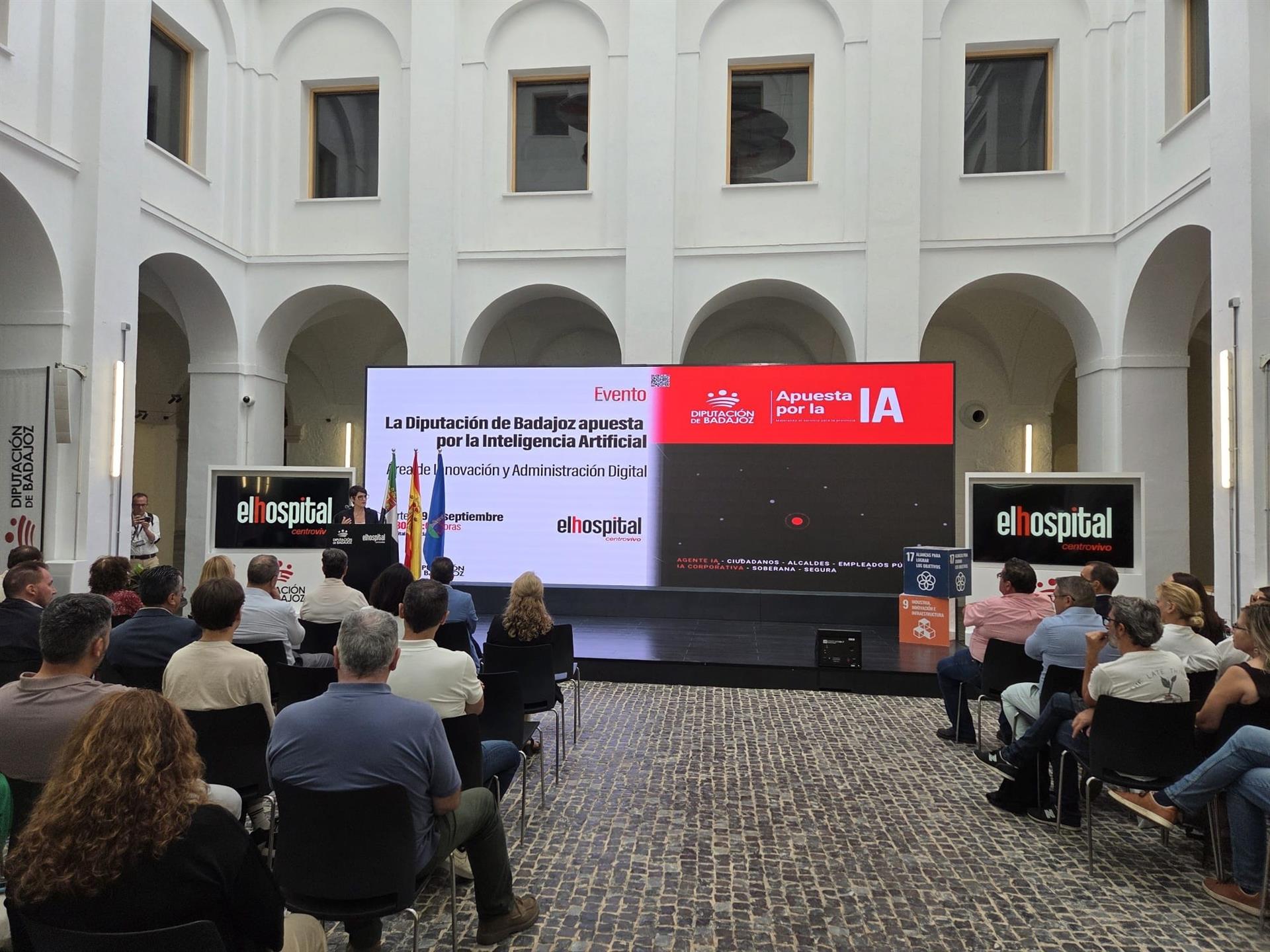 La Diputación de Badajoz presenta su propia IA y un asistente virtual para mejorar la atención a los municipios La Diputación de Badajoz presenta su propia IA y un asistente virtual para mejorar la atención a los municipios