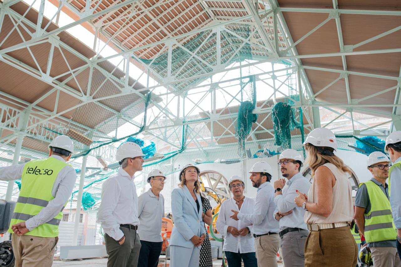 Las obras del Mercado Central de Castellón alcanzan el 60% de ejecución y estarán terminadas en marzo de 2027 Las obras del Mercado Central de Castellón alcanzan el 60% de ejecución y estarán terminadas en marzo de 2027