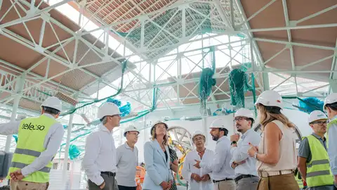 Visita a las obras del Mercado Central de Castellón Visita a las obras del Mercado Central de Castellón