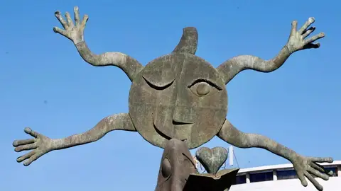 Estado actual de la escultura ripollés