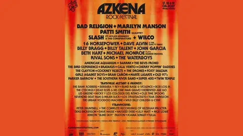 Cartel 25 edición del Azkena Rock Festival Cartel 25 edición del Azkena Rock Festival
