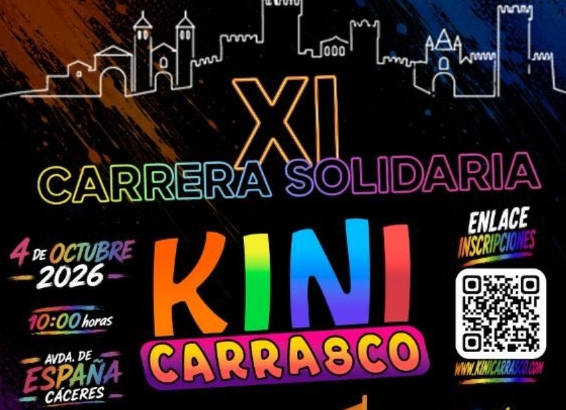 La XI Carrera Solidaria de Kini Carrasco apoya la creación de un parque infantil en el Hospital San Pedro de Cáceres La XI Carrera Solidaria de Kini Carrasco apoya la creación de un parque infantil en el Hospital San Pedro de Cáceres