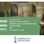 Comunitat Valenciana en la Onda, en directo desde el Palau de la Generalitat por el 9 d’Octubre Comunitat Valenciana en la Onda, en directo desde el Palau de la Generalitat por el 9 d’Octubre