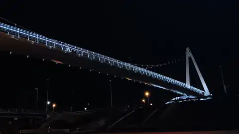 Iluminación de la pasarela Ciudad Real-Miguelturra Iluminación de la pasarela Ciudad Real-Miguelturra
