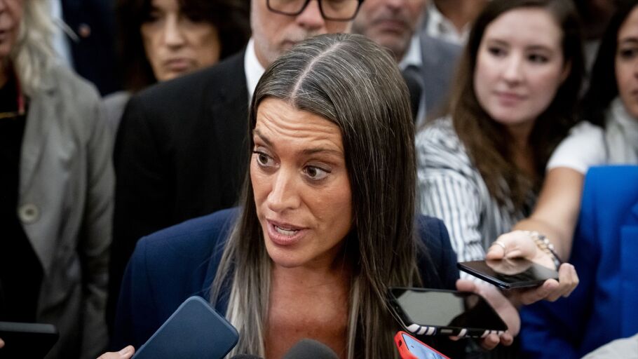 La diputada de Junts, Miriam Nogueras, en el Congreso de los Diputados