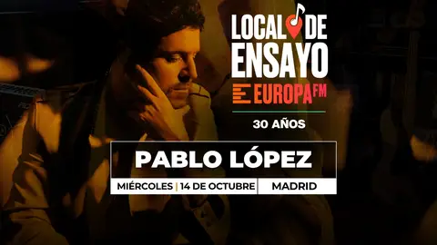 Pablo López, nuevo artista en Local de Ensayo Europa FM Pablo López, nuevo artista en Local de Ensayo Europa FM