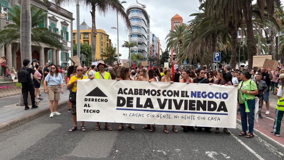 Manifestaci&oacute;n en Canarias por vivienda