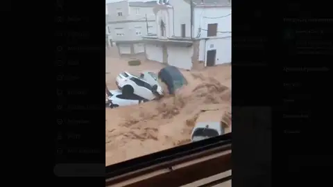 Imagen de las inundaciones en Madrigueras, Albacete Imagen de las inundaciones en Madrigueras, Albacete