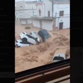 Imagen de las inundaciones en Madrigueras, Albacete