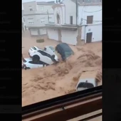 Imagen de las inundaciones en Madrigueras, Albacete Imagen de las inundaciones en Madrigueras, Albacete