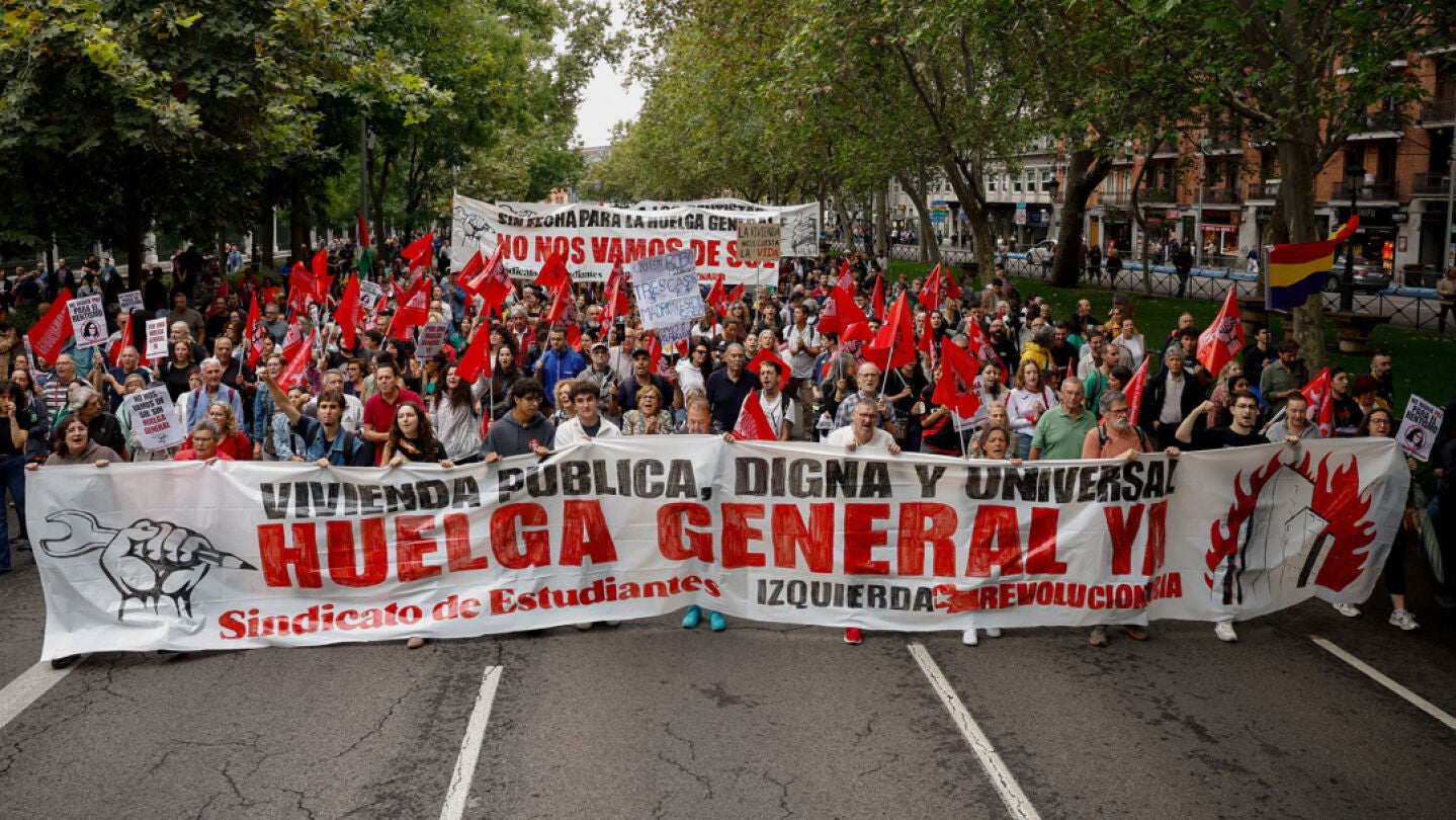 Manifestaci&oacute;n por la vivienda en Madrid