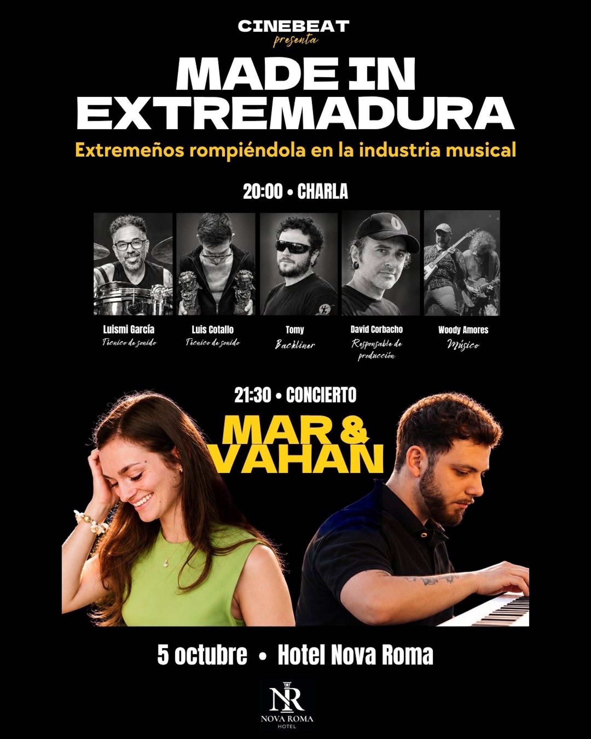 CineBeat reúne este lunes en Mérida a profesionales de la industria musical en una jornada dedicada al talento extremeño CineBeat reúne este lunes en Mérida a profesionales de la industria musical en una jornada dedicada al talento extremeño