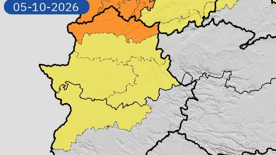 Alertas Lluvias y Tormentas Extremadura