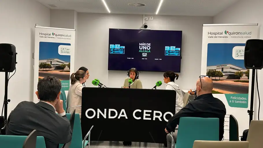 El Hospital Quirónsalud Valle del Henares celebra su quinto aniversario en Torrejón de Ardoz con Más de uno Alcalá Más de uno Alcalá en el Hospital Quirónsalud Valle del Henares