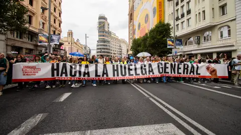 Imágenes de la manifestación por la vivienda del pasado 3 de octubre. Imágenes de la manifestación por la vivienda del pasado 3 de octubre.
