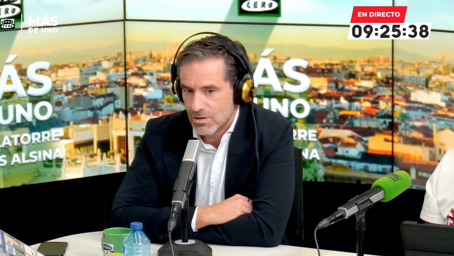 Borja Sémper, portavoz del PP, durante su entrevista en Más de uno Borja Sémper, portavoz del PP, durante su entrevista en Más de uno