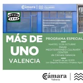 Más de uno Valencia se emite desde Mediterráneo Culinary Center de Cámara Valencia Más de uno Valencia se emite desde Mediterráneo Culinary Center de Cámara Valencia
