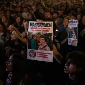 Concentración en Sol tras el fallecimiento de Maricarmen Abascal