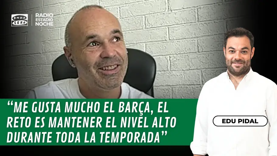 Andrés Iniesta en Radioestadio Noche Andrés Iniesta en Radioestadio Noche