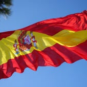 Imagen de archivo de una bandera de España.