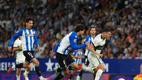 Lucas Cepeda, en el Espanyol-Elche. Lucas Cepeda, en el Espanyol-Elche.