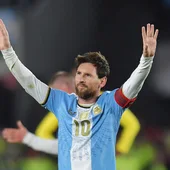 Leo Messi en su despedida con la selección argentina Leo Messi en su despedida con la selección argentina