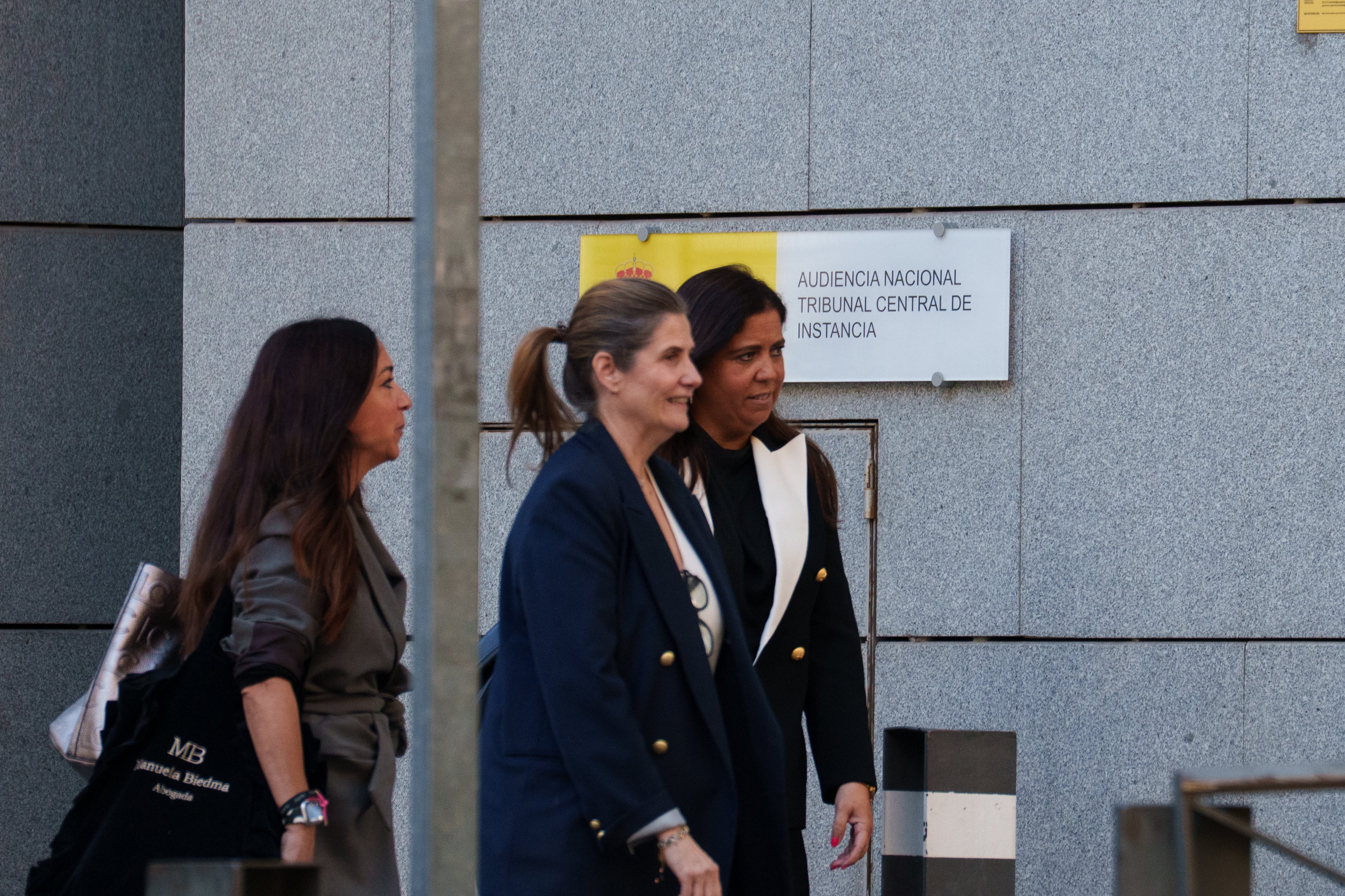 La jueza Biedma, en su llegada a la Audiencia Nacional La jueza Biedma, en su llegada a la Audiencia Nacional