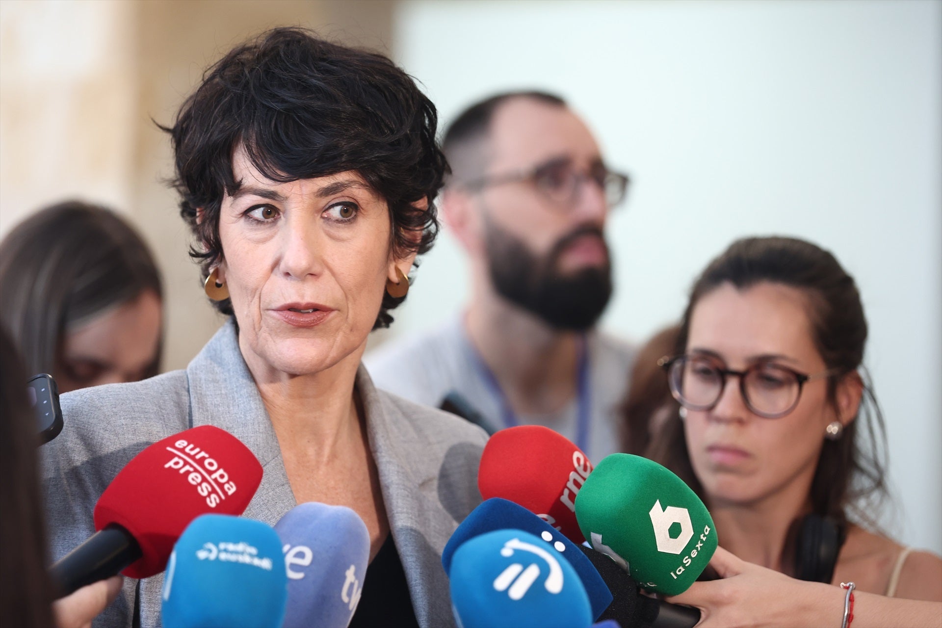 La ministra portavoz del Gobierno, Elma Saiz La ministra portavoz del Gobierno, Elma Saiz