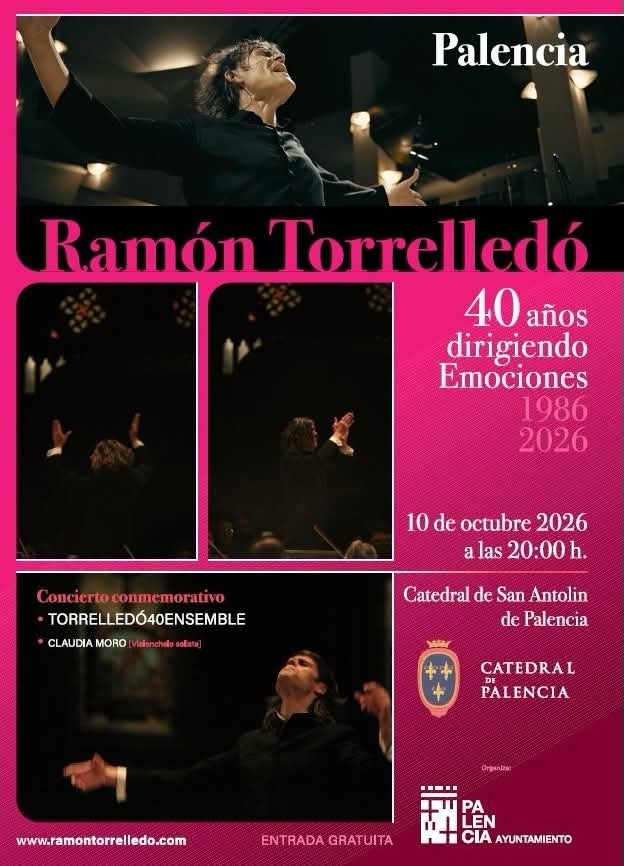Ramón Torrelledó ofrecerá el sábado 10 de octubre un concierto gratuito en la Catedral recorriendo su trayectoria de 40 años como director de orquesta Ramón Torrelledó ofrecerá el sábado 10 de octubre un concierto gratuito en la Catedral recorriendo su trayectoria de 40 años como director de orquesta