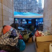 Apatrigal señala que "la Plaza del Obradoiro es el kilómetro cero de Europa, Patrimonio de la Humanidad y no es el lugar más adecuado para una acampada"