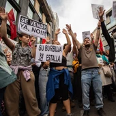 Imagen de archivo de una de las manifestaciones por la vivienda. Imagen de archivo de una de las manifestaciones por la vivienda.