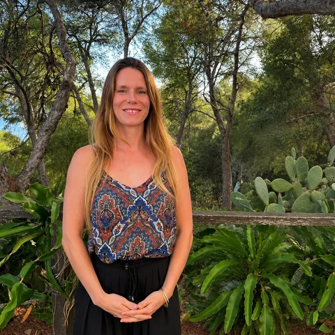 Lea Leuzinger, coordinadora de la plataforma Salvem sa Badía