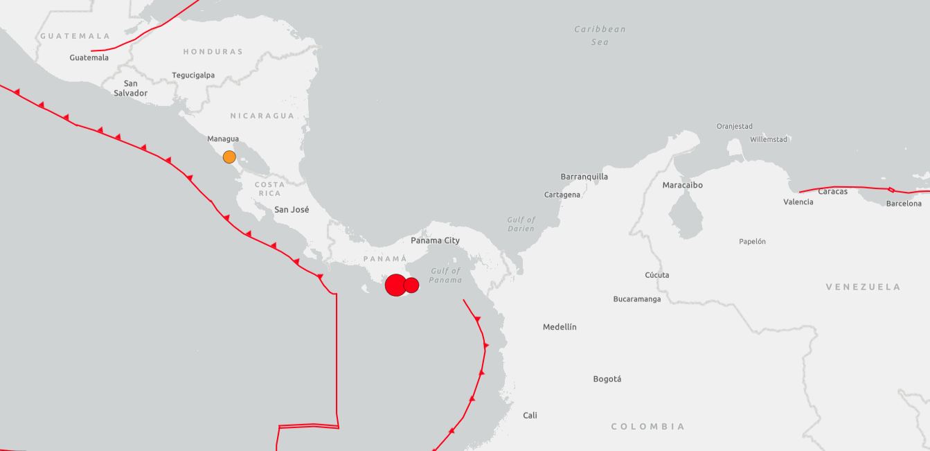 Un terremoto de magnitud 7,6 sacude Panamá: el USGS descarta un posible tsunami en los países vecinos Un terremoto de magnitud 7,6 sacude Panamá: el USGS descarta un posible tsunami en los países vecinos