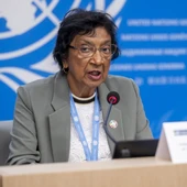 Imagen de archivo de Navanethem "Navi" Pillay, Premio Nobel de la Paz 2026 Imagen de archivo de Navanethem "Navi" Pillay, Premio Nobel de la Paz 2026