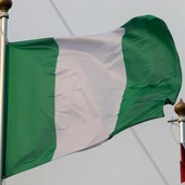 Imagen de archivo de la bandera de Nigeria Imagen de archivo de la bandera de Nigeria