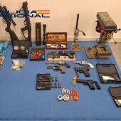 Material intervenido por la Policía Nacional