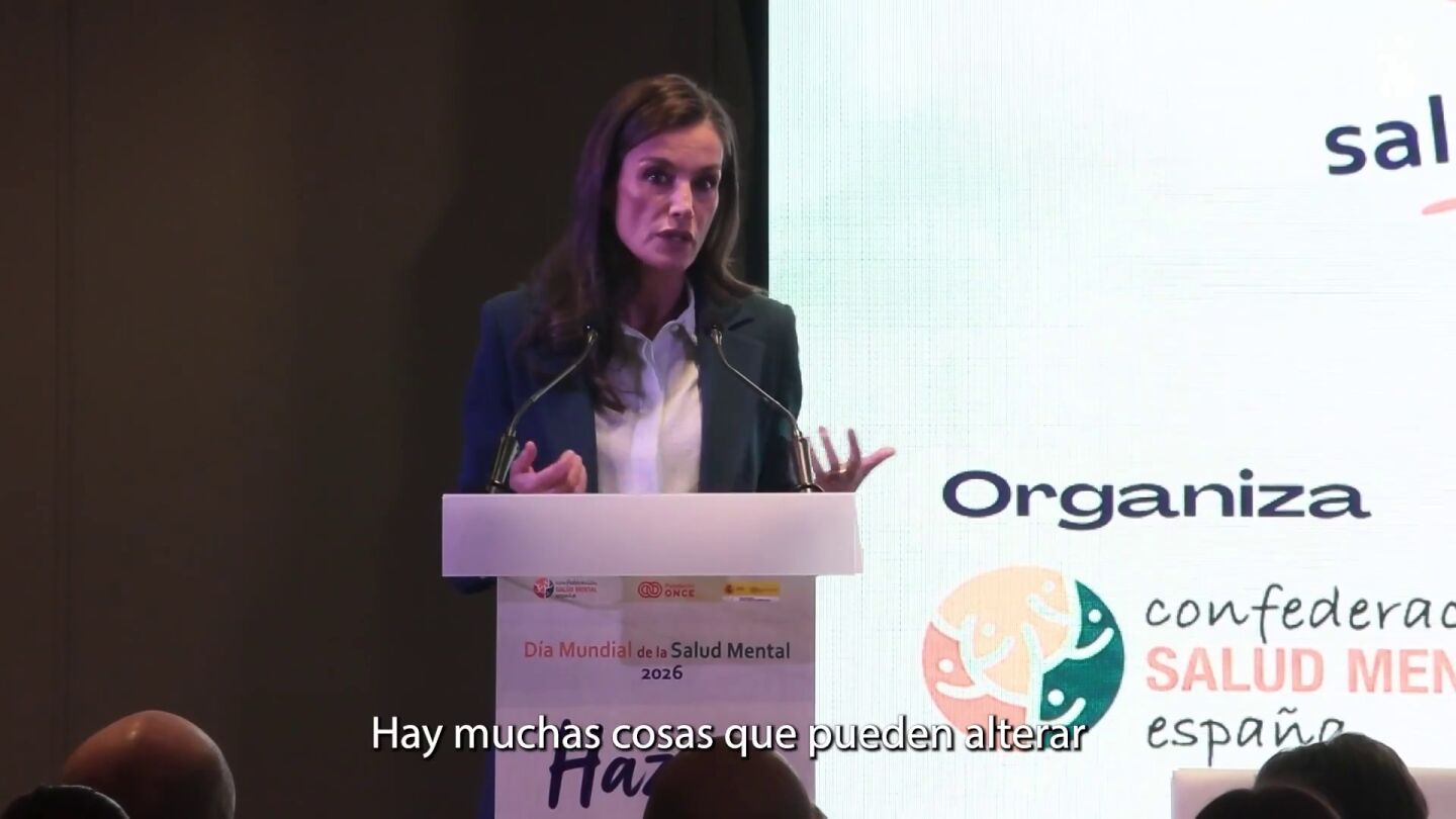 La reina Letizia recuerda el dolor de To&ntilde;i, que perdi&oacute; a su marido y a su hija en la dana en el d&iacute;a Mundial de la Salud Mental