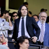 El presidente del Rayo Vallecano, Raúl Martín Presa, durante el partido contra el Athletic El presidente del Rayo Vallecano, Raúl Martín Presa, durante el partido contra el Athletic