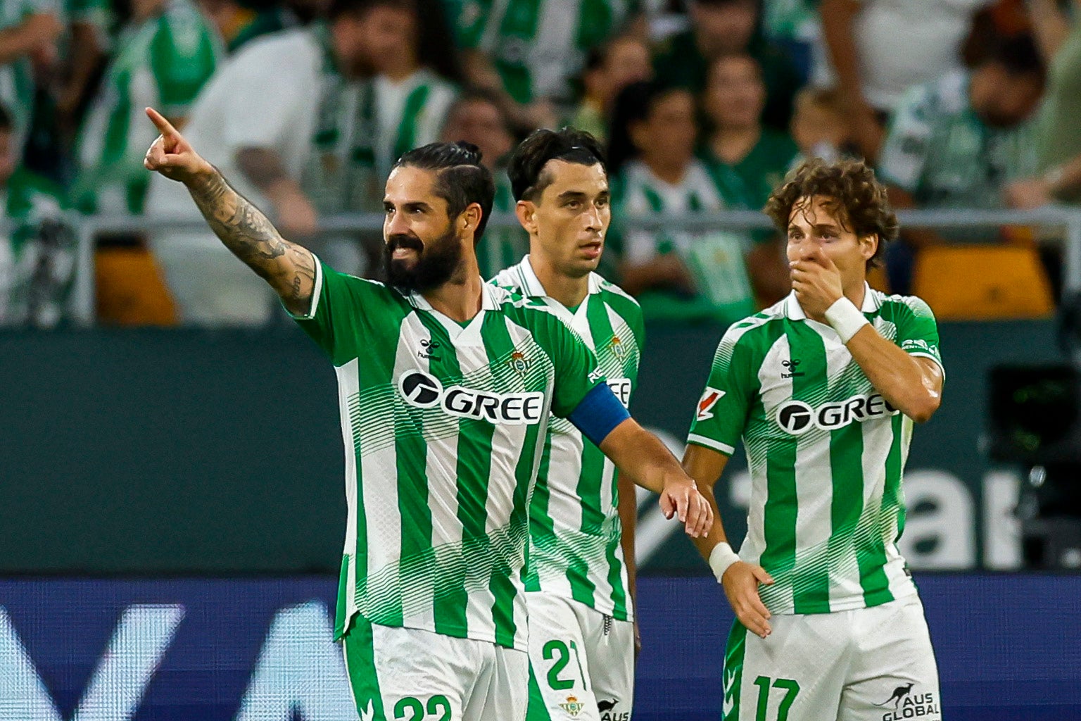 'Manita' del Betis a Osasuna y recital de Isco 'Manita' del Betis a Osasuna y recital de Isco