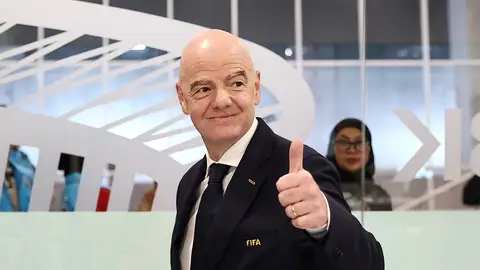Imagen de archivo de Gianni Infantino, presidente de la FIFA. Imagen de archivo de Gianni Infantino, presidente de la FIFA.