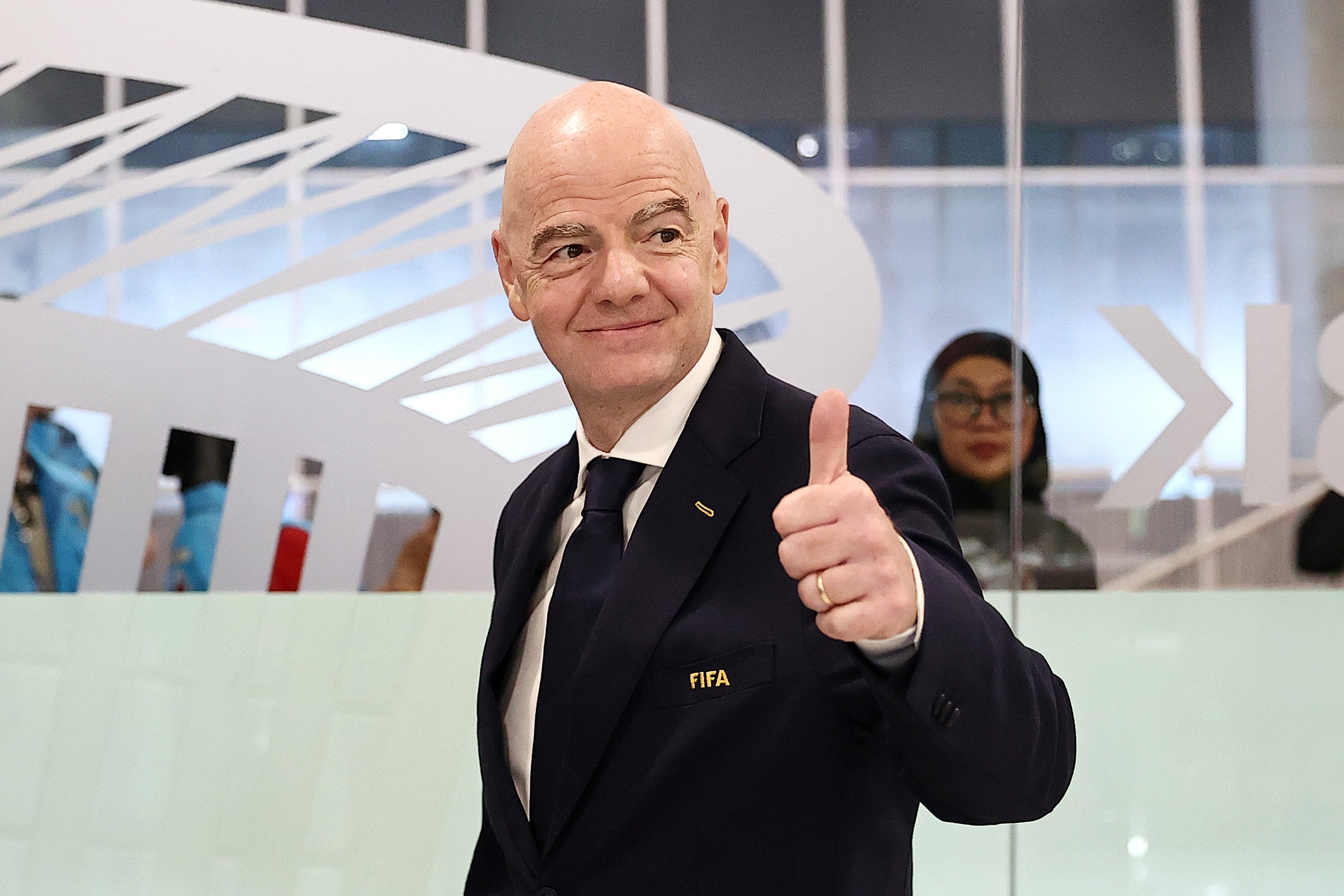 Imagen de archivo de Gianni Infantino, presidente de la FIFA. Imagen de archivo de Gianni Infantino, presidente de la FIFA.