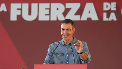 El presidente del Gobierno, Pedro Sánchez, durante una campaña preelectoral El presidente del Gobierno, Pedro Sánchez, durante una campaña preelectoral