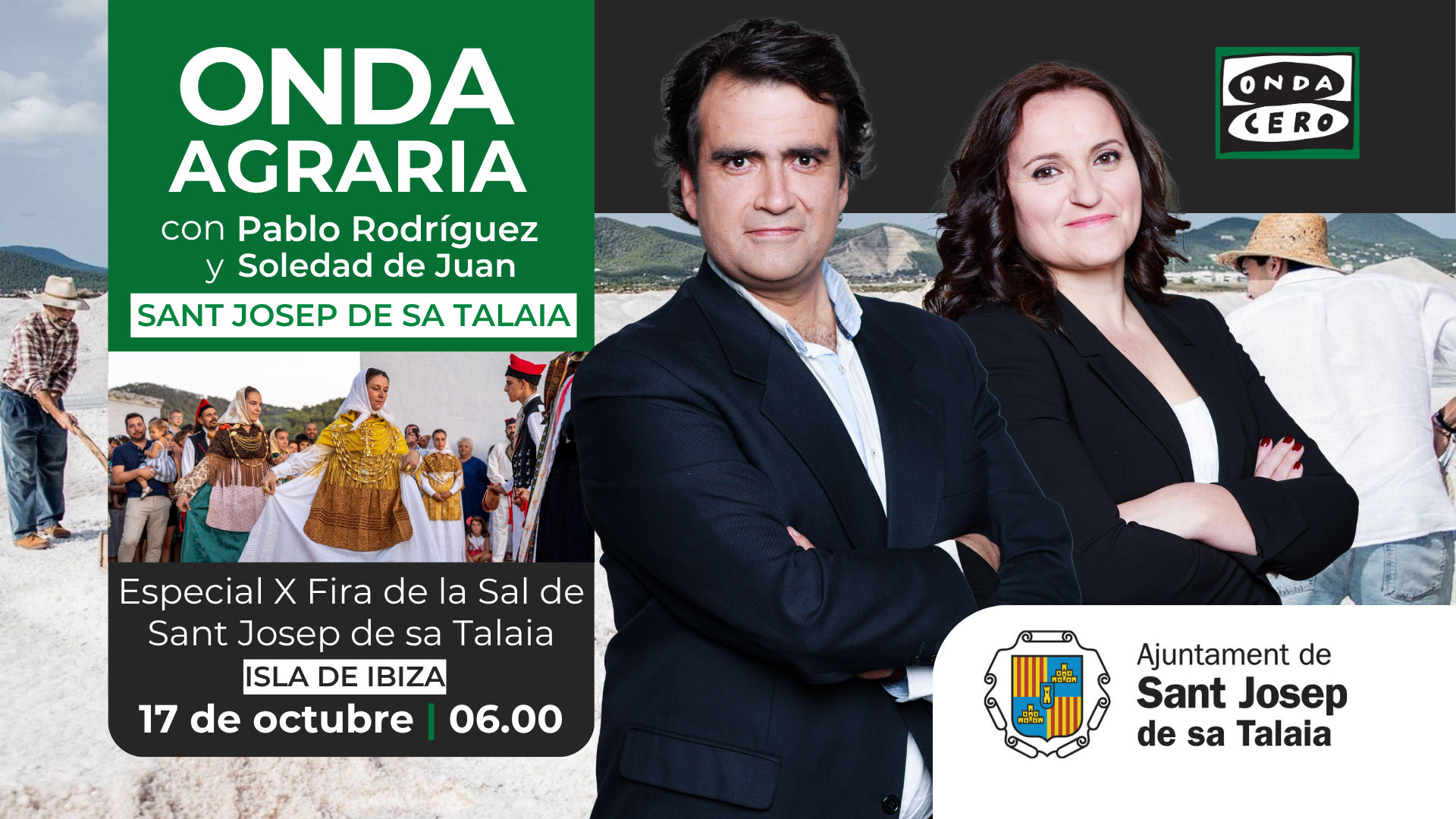 Onda Agraria viaja a la isla de Ibiza para descubrir la X Fira de la Sal de Sant Josep de sa Talaia Onda Agraria viaja a la isla de Ibiza para descubrir la X Fira de la Sal de Sant Josep de sa Talaia