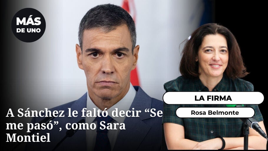Los mi&eacute;rcoles, Belmonte: A S&aacute;nchez le falt&oacute; decir &ldquo;Se me pas&oacute;&rdquo;, como Sara Montiel