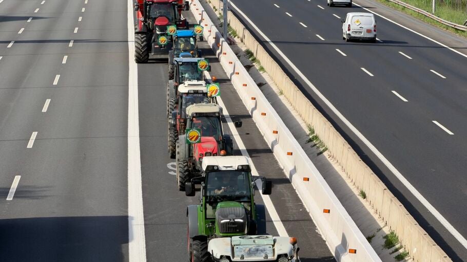 Tractorada de la pagesia catalana