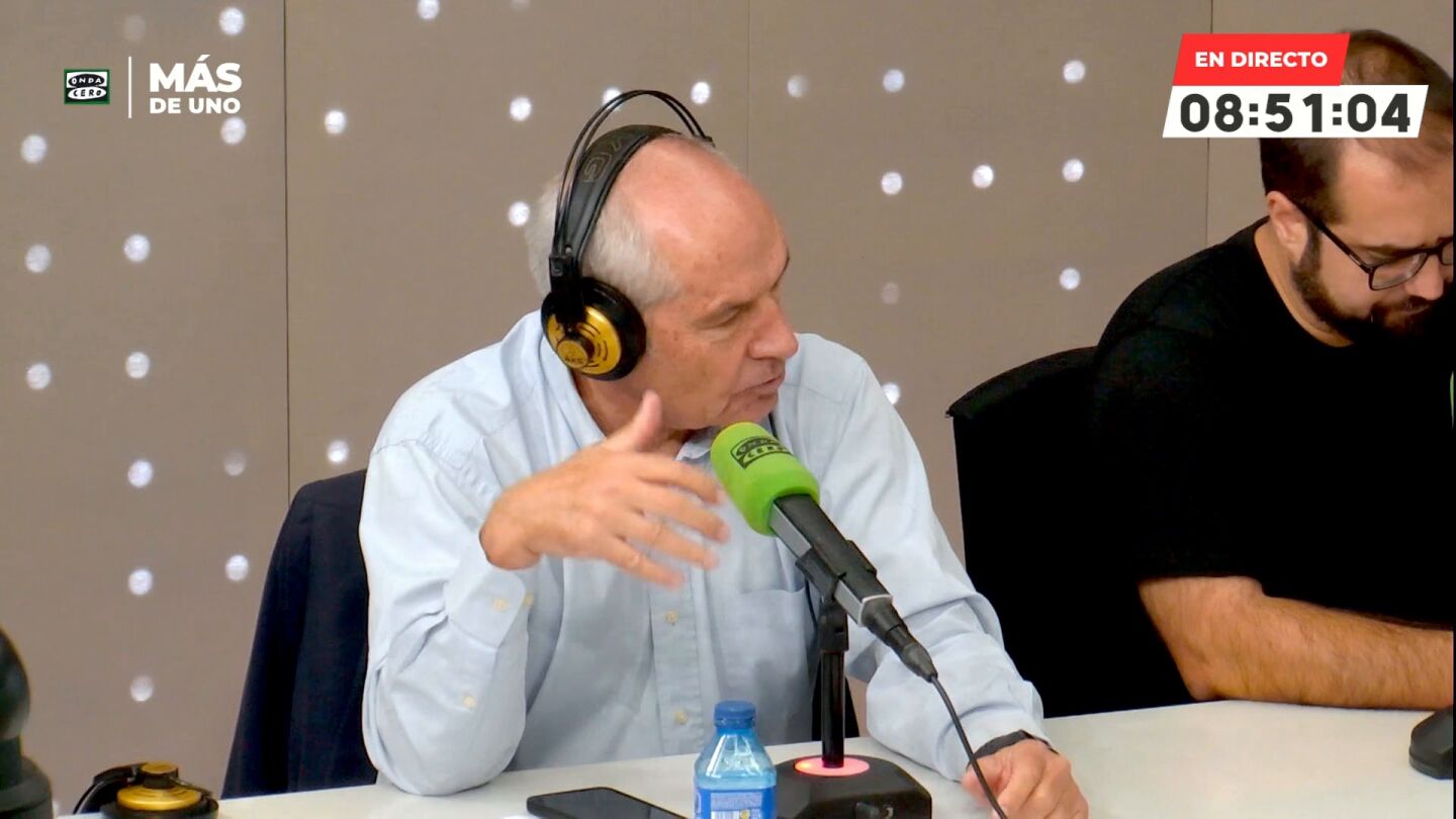 Antonio Ca&ntilde;o en la tertulia de M&aacute;s de Uno en Onda Cero