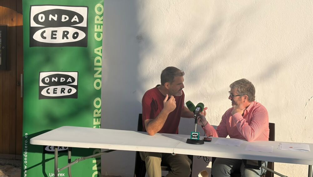 Antoni Ferrer Abárzuza junto a Manu Gon durante la grabación del programa 