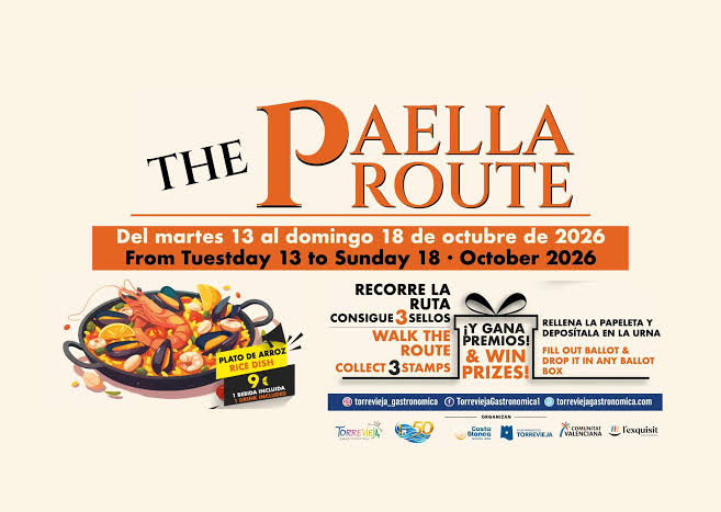 Diez establecimientos gastronómicos participan en la primera edición de ‘The Paella Route’ en Torrevieja Diez establecimientos gastronómicos participan en la primera edición de ‘The Paella Route’ en Torrevieja