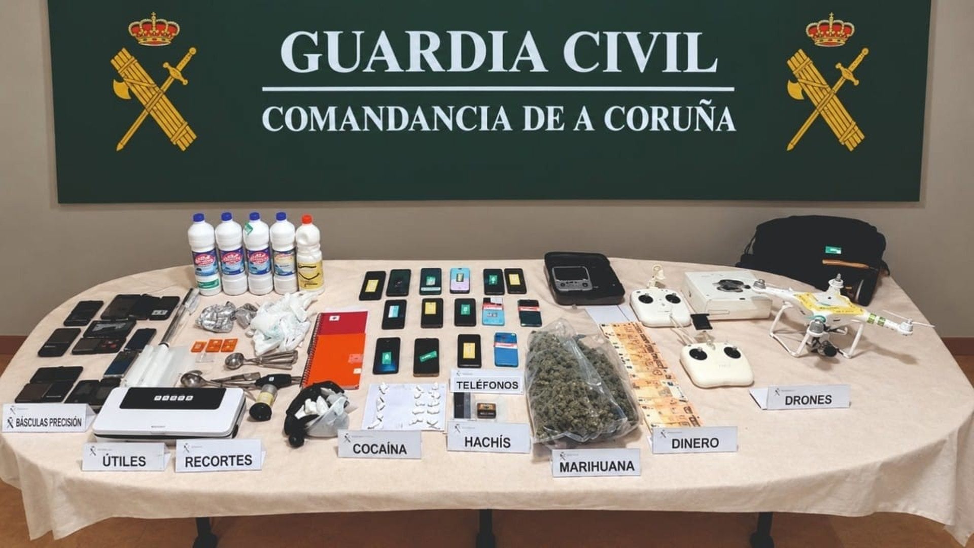 Detenidas diez personas en Noia por tráfico de drogas: siete ingresan en prisión provisional Detenidas diez personas en Noia por tráfico de drogas: siete ingresan en prisión provisional